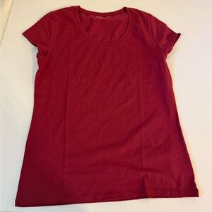 No Boundaries Deep Red Short Sleeve Tee